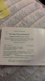 Weerstander 40-45, Verzenden, Bidprentje