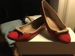 Rood/beige ballerina, maat 41, Laura di Sarpi, Porté, Ballerines, Rouge