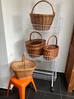 Rieten manden - in set of per stuk te koop, Ophalen, Zo goed als nieuw