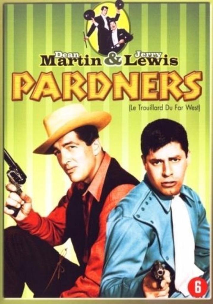 Pardners met Jerry Lewis, Dean Martin,, Cd's en Dvd's, Dvd's | Klassiekers, Zo goed als nieuw, Komedie, 1960 tot 1980, Vanaf 6 jaar