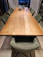 Tafel + stoelen, Huis en Inrichting, Tafels | Eettafels, Ophalen, 100 tot 150 cm, 200 cm of meer, Zo goed als nieuw