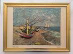 Reproductie door V. Van Gogh „Boten op het strand”, Reproduction (poster), Ophalen