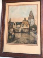 oude tekening, Antiek en Kunst, Kunst | Tekeningen en Fotografie, Ophalen of Verzenden