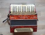 Odeon accordeon, Muziek en Instrumenten, Accordeons, Gebruikt, Met riemen, Overige formaten, Toetsaccordeon