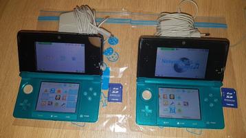 2X Nintendo 3DS consoles te koop, 1 met Pokémon spel. disponible aux enchères