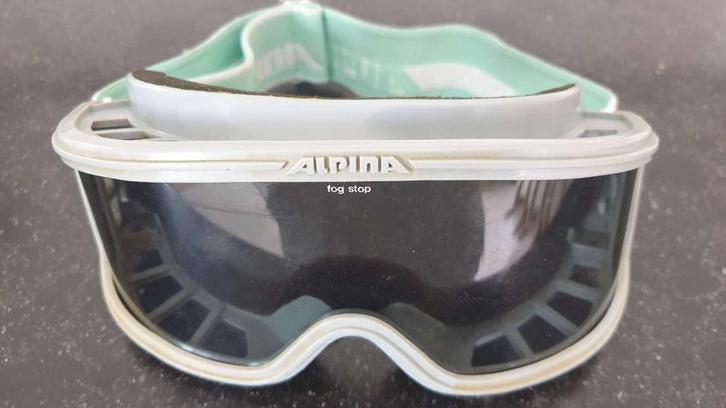 Skibril Alpina fog stop, in goede staat, Sport en Fitness, Skiën en Langlaufen, Ophalen