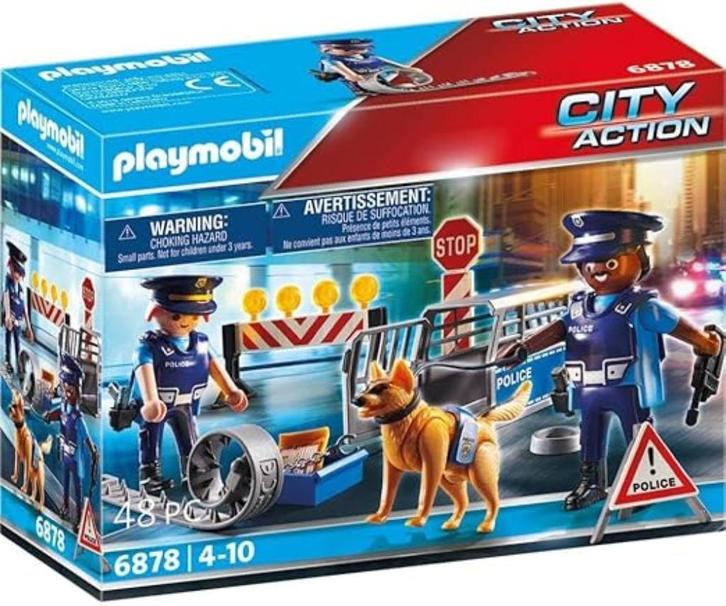 Playmobil  politie straatblokkering SNELLE GRATIS LEVERING, Kinderen en Baby's, Speelgoed | Playmobil, Nieuw, Complete set, Verzenden