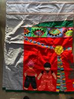 speeldoek circus op te hangen met velcro, Ophalen