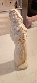 Zwaar beeld van Madonna met kind 36 cm, Antiek en Kunst, Ophalen