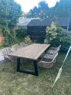 Prachtige Tuinset in Teak, Tuin en Terras, Ophalen, Gebruikt, 6 zitplaatsen, Teakhout