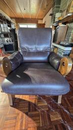 Lederen relax, Ophalen, Gebruikt, Hout