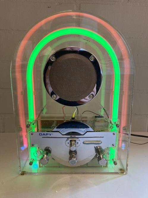 DAPY vintage design radio - neon light - COLLECTORS item!, Antiek en Kunst, Kunst | Designobjecten, Ophalen