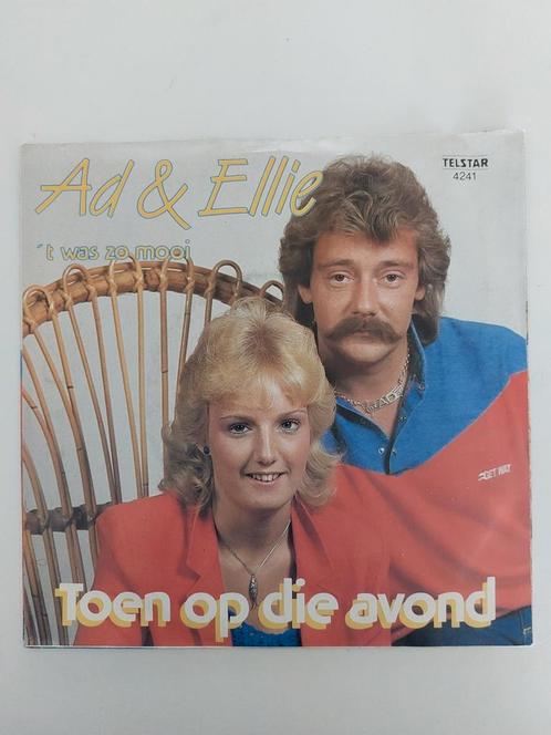 Ad & Ellie - Toen op die avond, Cd's en Dvd's, Vinyl | Nederlandstalig, Zo goed als nieuw, Ophalen of Verzenden
