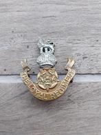 Insigne de casquette WW2 British The Loyal Regiment, Enlèvement ou Envoi