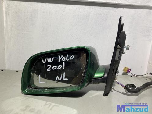 VW POLO 9N Links linker spiegel groen LA6S, Autos : Pièces & Accessoires, Rétroviseurs
