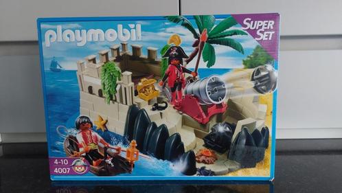 PLAYMOBIL - Superset Piraten - 4007 : NIEUW, Kinderen en Baby's, Speelgoed | Playmobil, Nieuw, Complete set, Ophalen of Verzenden