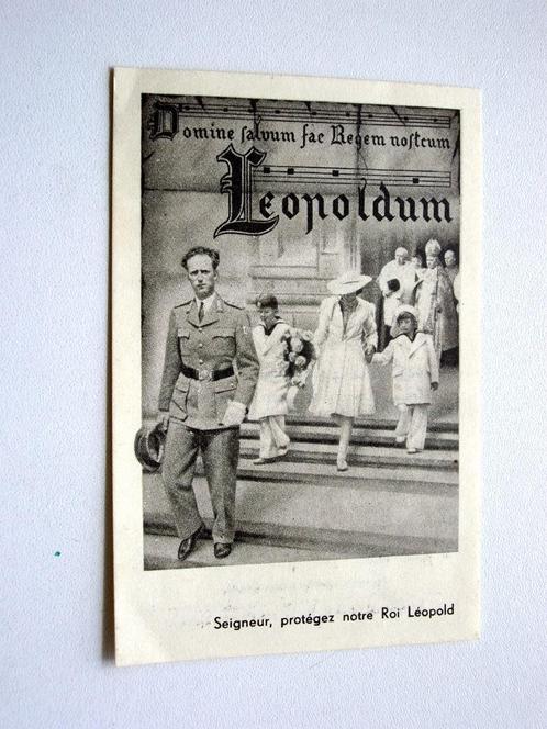 Leopoldum gebedskaart 1940, Verzamelen, Bidprentjes en Rouwkaarten, Bidprentje, Ophalen of Verzenden