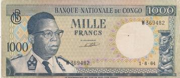 Banque National du Congo 1000 Francs 1964 beschikbaar voor biedingen