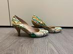 Pumps - Slangenprint - Maat 38,5, Enlèvement ou Envoi, Beige, Escarpins, Comme neuf