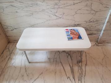 Table de salon rectangulaire - Vintage - chrome - 1970