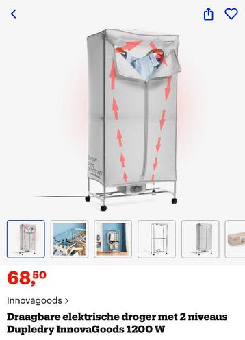 Elektrisch droger (draagbaar) - Nieuw!, Huis en Inrichting, Woonaccessoires | Kamerschermen, Ophalen, Nieuw