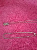 Nieuwe zilveren ketting Gratis enkelketting, Handtassen en Accessoires, Ophalen of Verzenden, Nieuw, Zilver, Met hanger
