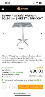 8 Horeca rvs tafels., Huis en Inrichting, Ophalen, Zo goed als nieuw