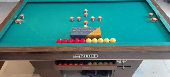 Duque golfbiljart / tapbiljart, Sport en Fitness, Biljarten en Poolen, Gebruikt, Biljarttafel, Ophalen