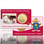 Coincard 43 avec timbre du Vatican 2022, Timbres & Monnaies, Monnaies | Europe | Monnaies euro, Autres valeurs, Série, Enlèvement ou Envoi