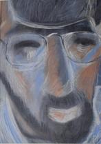 pasteltekening / portret / 70 x 100, Antiek en Kunst, Ophalen