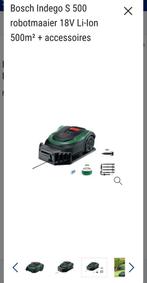 Bosch indego S 500 te koop wegens verhuis, Tuin en Terras, Robotmaaiers, Ophalen, Zo goed als nieuw