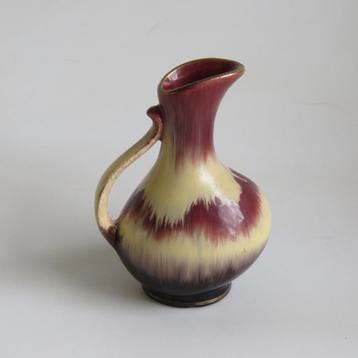 Vintage keramiek vaasje meerkleurig glazuur West Germany beschikbaar voor biedingen