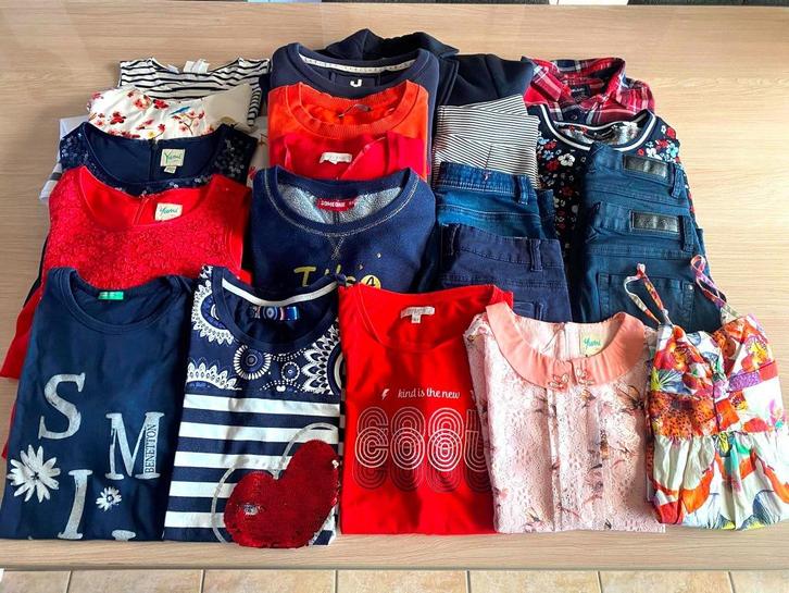 kledingpakket 2 meisjes - maat 164 - 21 stuks, Kinderen en Baby's, Kinderkleding | Maat 164, Gebruikt, Meisje, Setje, Ophalen of Verzenden