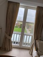 Overgordijnen Dedar, Huis en Inrichting, Stoffering | Gordijnen en Lamellen, Ophalen, 200 cm of meer, Beige, 150 tot 200 cm