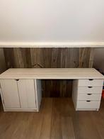 Zeer mooie en goed onderhouden Bureau(180x50) in steigerhout, Ophalen, Zo goed als nieuw, Bureau