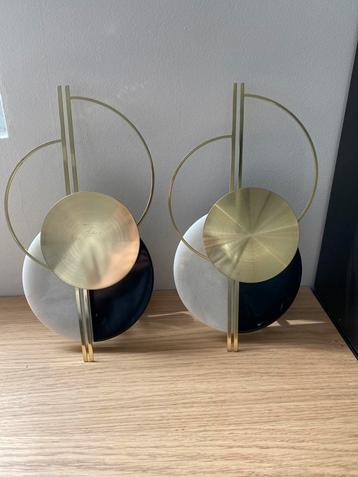 Wandlampen Marmer - Maisons du Monde - 2 stuks - NIEUW 💡, Huis en Inrichting, Ophalen of Verzenden, Nieuw