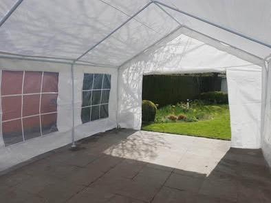 Partytent 4x6m te huur, Tuin en Terras, Partytenten, Zo goed als nieuw, Partytent, Ophalen