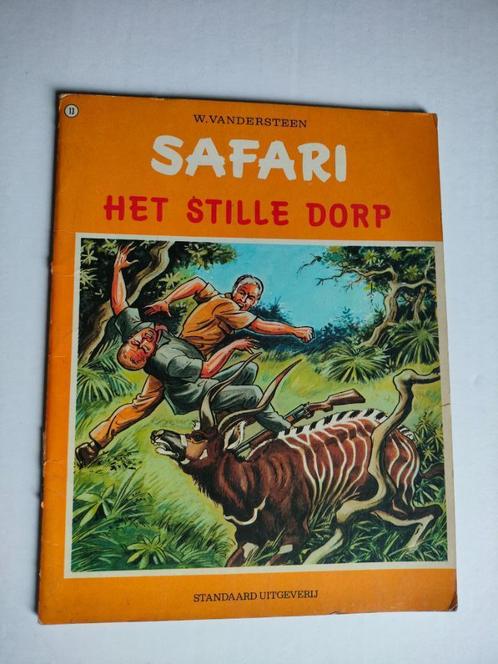 Safari 13 Le village silencieux 1ère édition 1972Le village, Livres, BD, Utilisé, Enlèvement ou Envoi