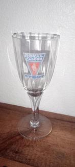 Brouwerij bier antiek glas Royal Falcon Stout, Ophalen of Verzenden, Gebruikt, Glas of Glazen, Overige merken