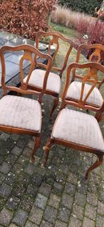 4 vintage stoelen Lübke, Ophalen of Verzenden