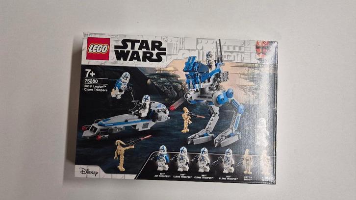 LEGO 75280 Star Wars 501st Legion Clone Troopers, Kinderen en Baby's, Speelgoed | Duplo en Lego, Nieuw, Lego, Complete set, Ophalen of Verzenden