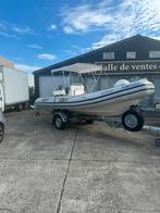 Bateau avec remorque et bimini – 80 CV 4 temps 5m50, Ophalen, Zo goed als nieuw