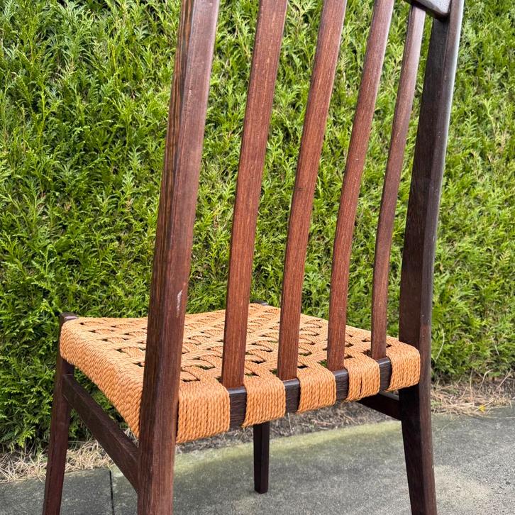 Set (8) Scandinavische stoelen, Huis en Inrichting, Stoelen, Zo goed als nieuw, Ophalen