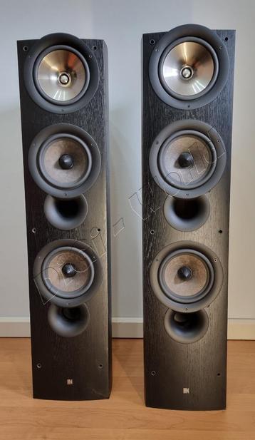 KEF IQ9 en élégant frêne noir, Autres marques, Enlèvement ou Envoi, Comme neuf, Haut-parleurs Frontaux, Arrière ou Stéréo