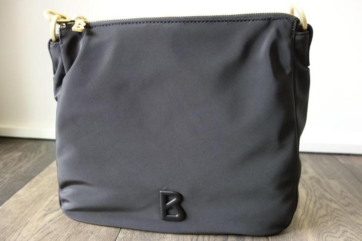 Sac toile noir "BOGNER" Envoi compris, Handtassen en Accessoires, Tassen | Damestassen, Nieuw, Zwart, Verzenden