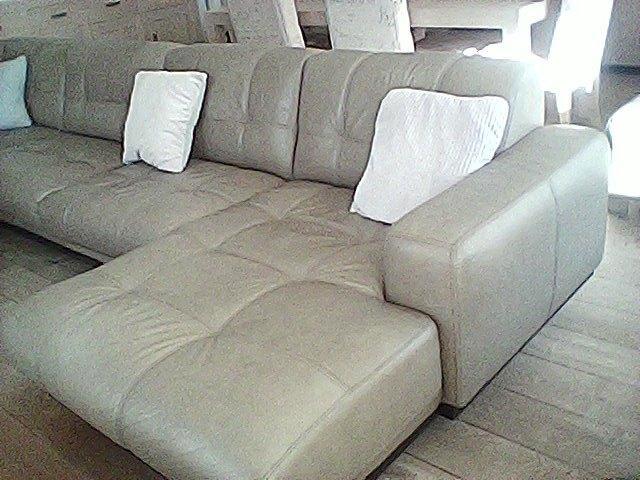 HOEKSALON LEDER, Huis en Inrichting, Zetels | Zetels, Ophalen