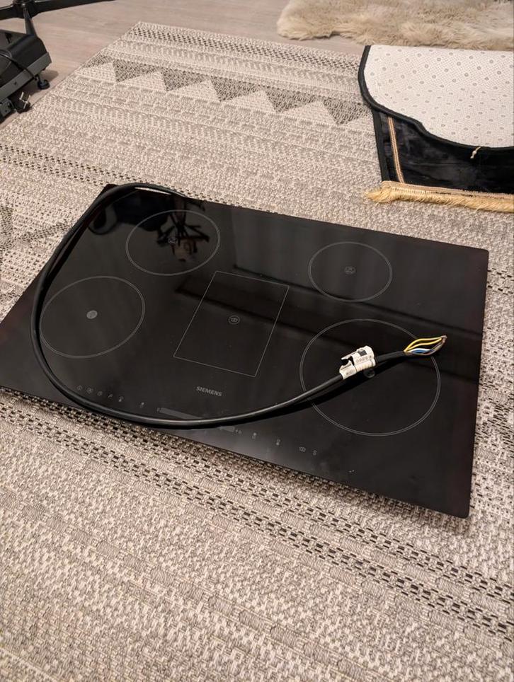 Siemens inductiekookplaat - 5 zones - zeer goede staat, Elektronische apparatuur, Kookplaten, Zo goed als nieuw, Inbouw, Elektrisch