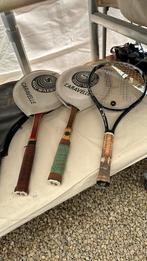 4 retro tennis rackets, Sport en Fitness, Tennis, Racket, Gebruikt, Prince, Ophalen
