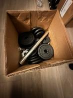 Dumbell + halterset, Sport en Fitness, Fitnessmaterialen, Ophalen, Nieuw, Halterset