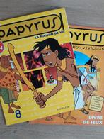 Papyrus ton héros TV 8 + livre de jeux TBE, Ophalen of Verzenden, Meerdere stripboeken